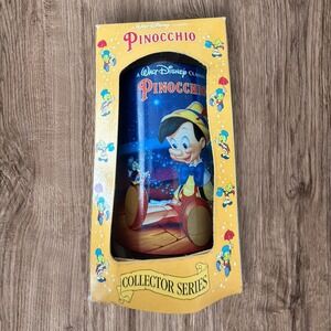 Vintage Disney Pinocchio Collector Glass Coca-Cola Burger King 1990s Boxed